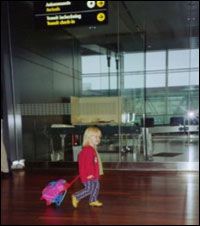 Flyga med barn