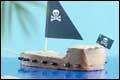 Piratskepp Tårta